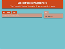 Tablet Screenshot of deconstructiondevelopments.com